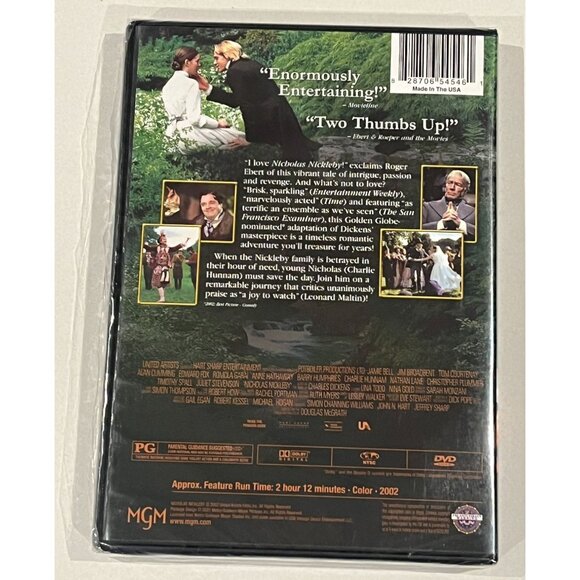 Nicholas Nickleby DVD Movie Action Adventure Romance Musical Film Video 2002 - Picture 5 of 5